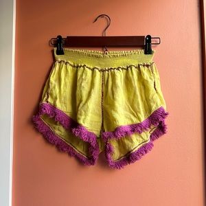 Ruffle Fringe Shorts